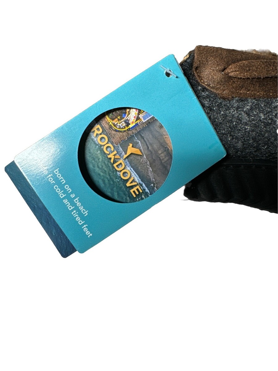 Pantofole Uomo RockDove Hearthfire - In Memory Foam, Antiscivolo, Con Pelliccia Sintetica - Foto 8