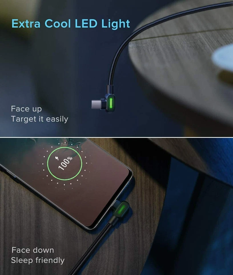 3 Pack USB Type C Samsung Galaxy S20 S10 S9 S8 Plus Note 10 LG Google Pixel One - Image 2 of 4