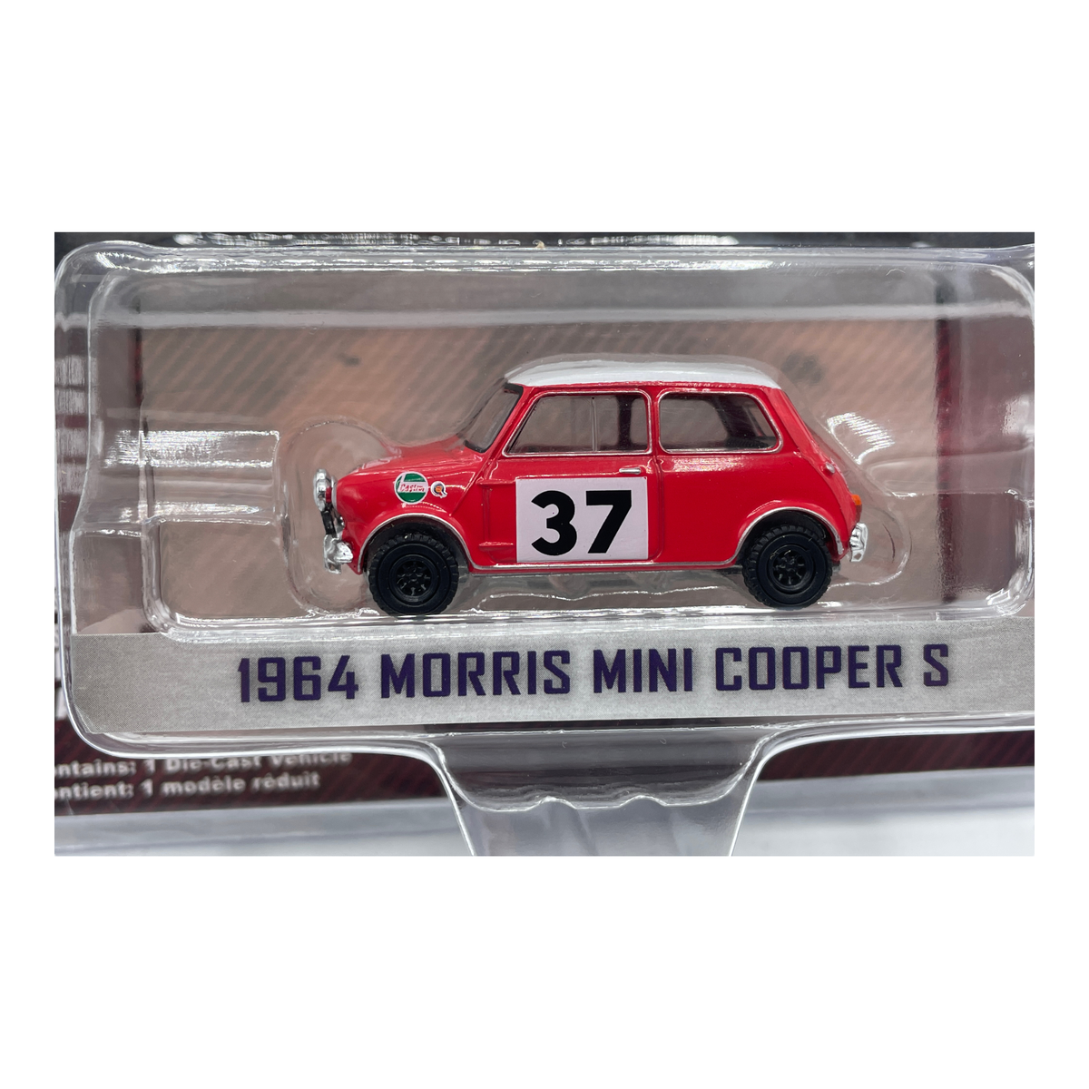 37 Paddy Hopkirk Monte Carlo Win Classic Mini Cooper S Red 1:64