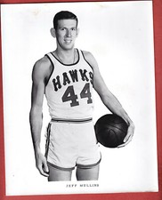 1964  ST LOUIS  HAWKS   8 X 10   GLOSSY  TEAM ISSUE   JEFF MULLINS   ROOKIE