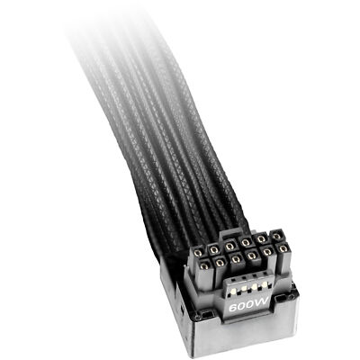 be quiet! 12V-2x6 / 12VHPWR 90° PCI-E Reversed Kabel, schwarz