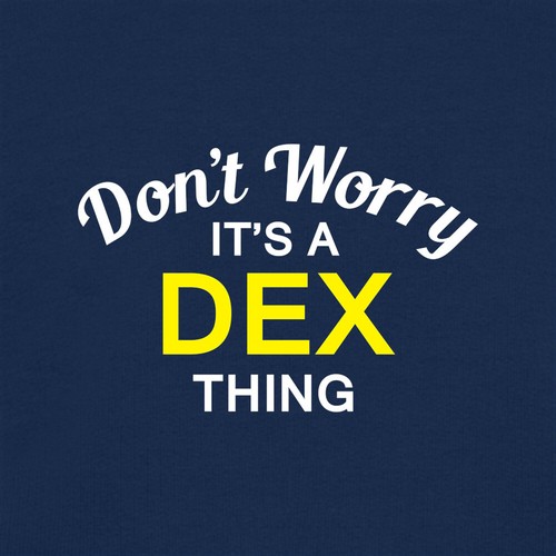 Don't Worry It's a DEX Thing! Cushion Surname Custom Name Family Cover - Picture 2 of 12