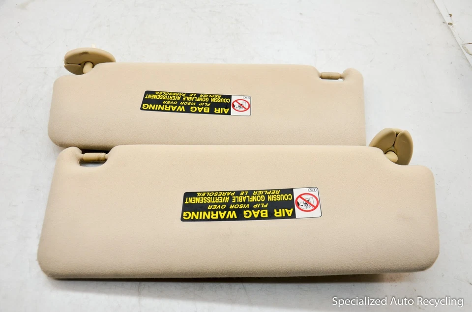 Lexus GS350 2010 parasol izquierdo y derecho beige OEM Foto 2 de 4