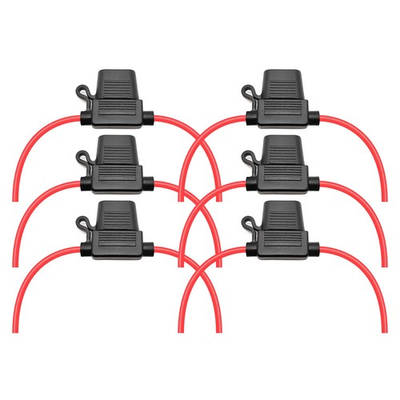 #ad #ad Waterproof Medium Inline Fuse Holder with 14 Gauge AWG Wire 10 Inches Long Fit $8.99