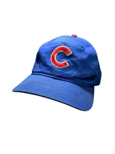 Vintage Cubs Snapback Chicago Hat Blue Baseball Cap Adjustable KMG Pro Model MLB