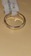 Sterling Silver .925 Band. Size 3.75
