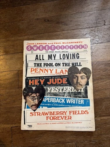 BEATLES Memorabilia Sweet Sixteen The Sheet Music Special USA 1965