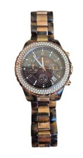Michael Kors MK-5416 Two Tone Crystals Bezel Chronograph Women s Watch