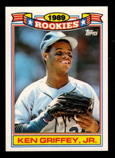 Ken Griffey Jr * 1990 Topps Commemorative Set 1989 ROOKIES #11 * Glossy Card
