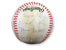 1982 Old-Timers Game Signed Autographed Baseball Moon Erskine Marichal 14 Sigs