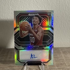 AJ Lawson 2021-22 Prizm Draft Silver Prizm Penmanship Rookie Auto #CP-AJL