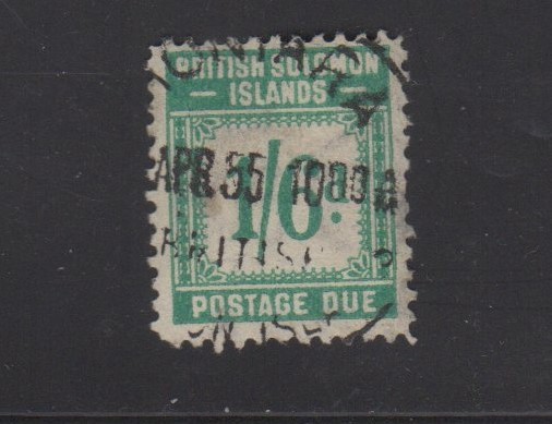 1940 British Solomon Islands Sc#J8 Used Cat $60.00