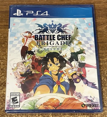 PLAYSTATION 4 - BATTLE CHEF BRIGADE: DELUXE Game NEW Sealed LOOSE DISC PS4