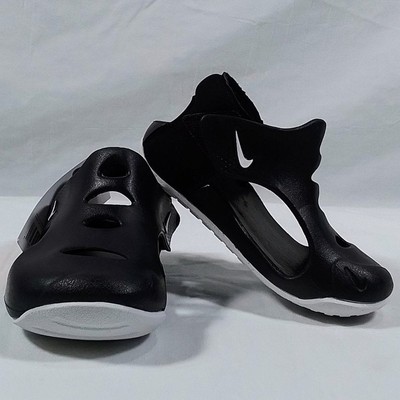 NIKE Sunray Protect 3 Toddler Sandals - 5 - Black/White - NWOB
