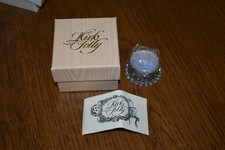 Kirks Folly Goddess White Dream Angel Trinket Box Silvertone