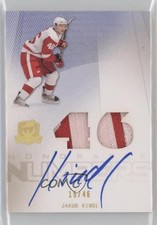 2009-10 Upper Deck The Cup Honorable Numbers 19/46 Jakub Kindl #HN-KI Auto 7i6