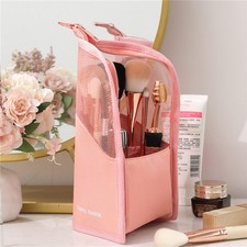 Makeup Brush Case Makeup Brush Holder Travel Waterproof Cosmetic Bag Stand-up Fo