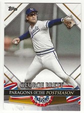 2022 Topps Update GEORGE BRETT Insert PARAGONS OF THE POSTSEASON Card ROYALS