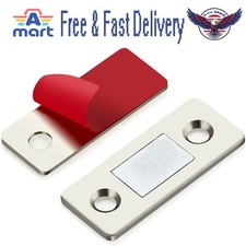 12 Pack Ultra Thin Cabinet Door Catch Stainless Steel Cabinet Magnetic Door Catc