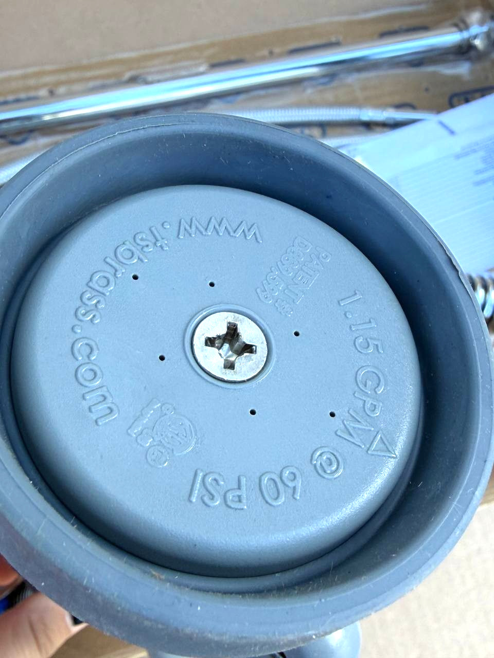 T&S Brass Wall Mount Pre Rinse Faucet Polished Chrome B-0133-12-CR-B Incomplete