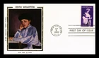 US COVER EDITH WHARTON LITERARY ARTS FIRST DAY ISSUE COLORANO SILK CACHET