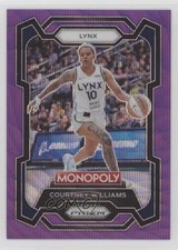 2024 Panini Prizm Monopoly WNBA Purple Wave Prizm Courtney Williams #10 1hk7