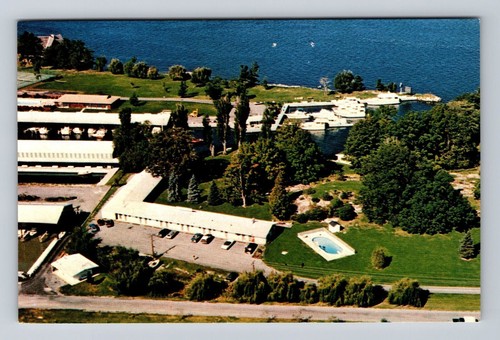Alexandria Bay NY-New York, Ledges Resort Motel, Werbung Vintage Postkarte
