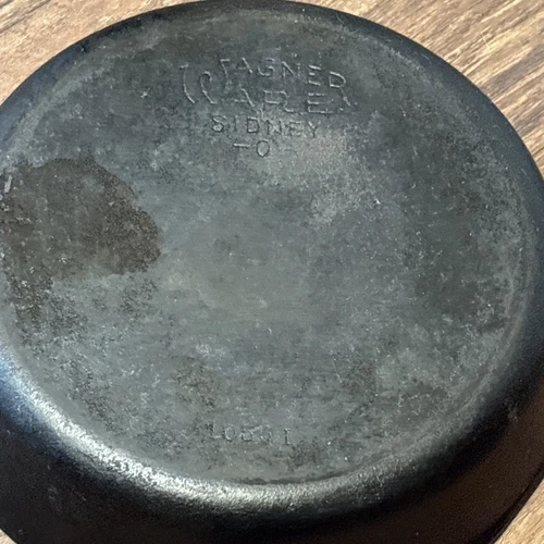 Vintage No. 6 Wagner Ware Sidney O Cast Iron Skillet 1056D Durable