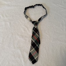 Tie For Kids - Beetle & Thread Check Pattern Neck Tie Adjustable One Size
