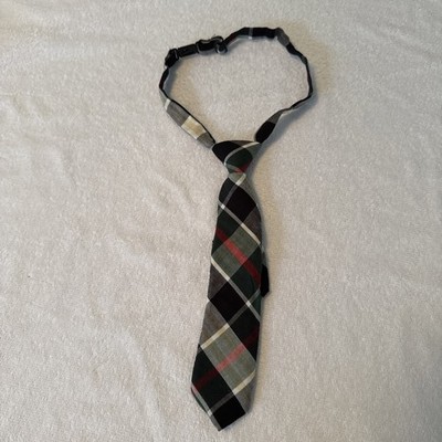 Tie For Kids - Beetle & Thread Check Pattern Neck Tie Adjustable One Size