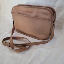 Vintage COACH Swagger 9820 Made In USA Shoulder Crossbody Bag Putty Tan Leather