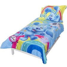 Blue's Clues 4-Piece Toddler Bedding Set, Let's Play Toddler Bed