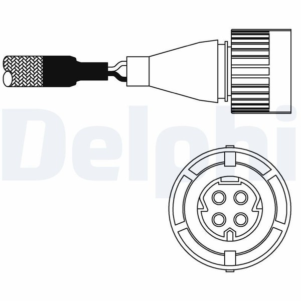 Delphi Lambdasonde ES10986-12B1 FüR BMW-image