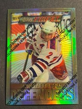 Box 47: 1995-96 Finest GOLD REFRACTOR RARE Brian Leetch Rangers #41