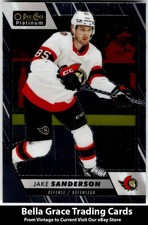 2023-24 O-Pee-Chee Platinum Jake Sanderson #14 Ottawa Senators NHL Hockey 