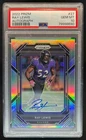 2022 Prizm Ray Lewis Auto Silver #27 Ravens PSA 10