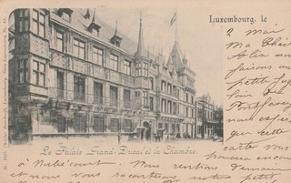 CPA LUXEMBOURG Le palais Grand Ducal et le Chambre1900