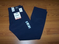 Size 33x32 Men's Straight Fit Go Jean Cut Dockers Pants Moisture Wicking Blue 