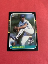 David Cone Rookie Card 1987 Donruss No.502