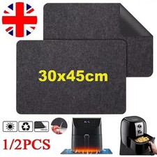 1/2pack Heat Resistant Mat for AirFryer Countertop Protector Kitchen Felt Slide