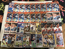 (120) Chris Chandler Football Cards w/ 20 Rookies Colts Falcons Lot Collection