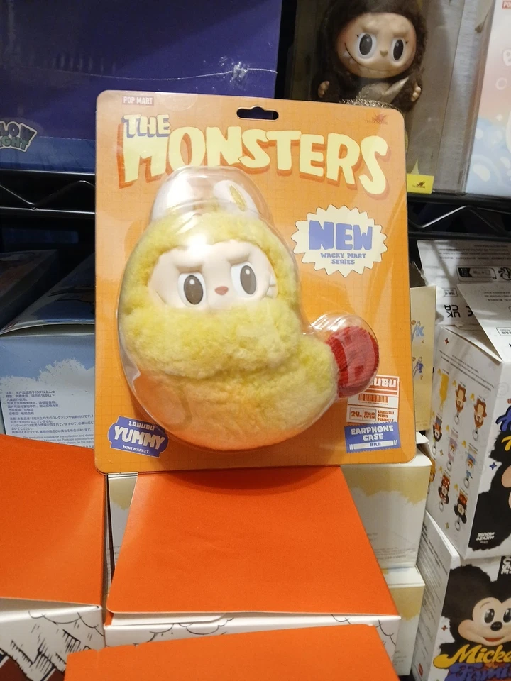 Pop Mart ☆ The Monsters ☆ Labubu: Wacky Mart - Fried Shrimp 毛绒耳机盒 — 第 3/4 张图片