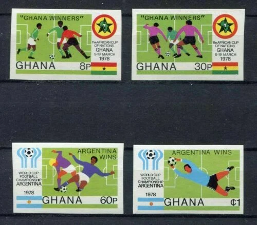 Football Ghanaian Stamps