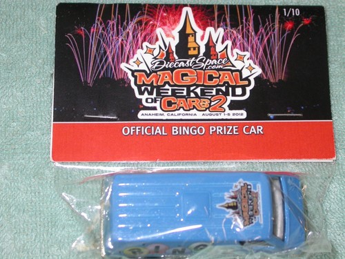 2012 Diecast Space Magical Weekend Cars 2 Bingo Prize Van blue in baggie 1/10 - Picture 2 of 4