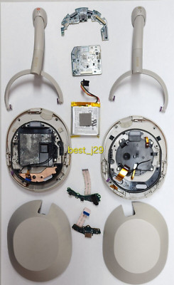 Genuine OEM Original Sony WH-1000XM5, WH-1000XM5/S, Replacement Parts Silver