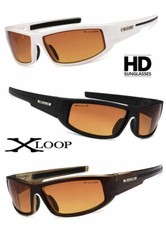 Xloop Sport HD Night Driving Vision Sunglasses Yellow High Definition Glasses