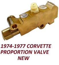 74-77 Corvette Proportion Valve New Premium Quality Disc Brakes Brass New