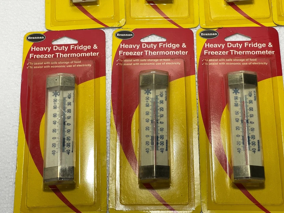 Lote 0 de 10 piezas Termómetro Brannan Resistente para Nevera y Congelador -40 +80F Foto 4 de 4