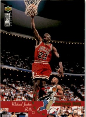 1995-96 Upper Deck - Michael Jordan Professor Dunk #195 - Chicago Bulls