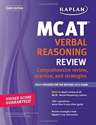 MCAT Verbal Reasoning Review 2013 : Comprehensive Review, Practic